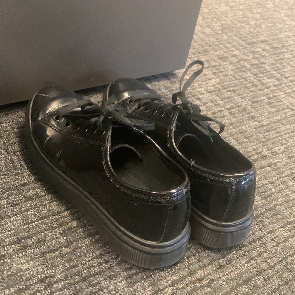Dr Martens Spin Black Patent Sneakers - Picture 5 of 8